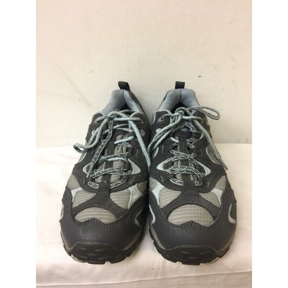 MERRELL WOMEN  AIR CUSHION BLUE/GRAYS HIKING SHOES SIZE US 10 UK 7.5 EUR 41 - Picture 2 of 12